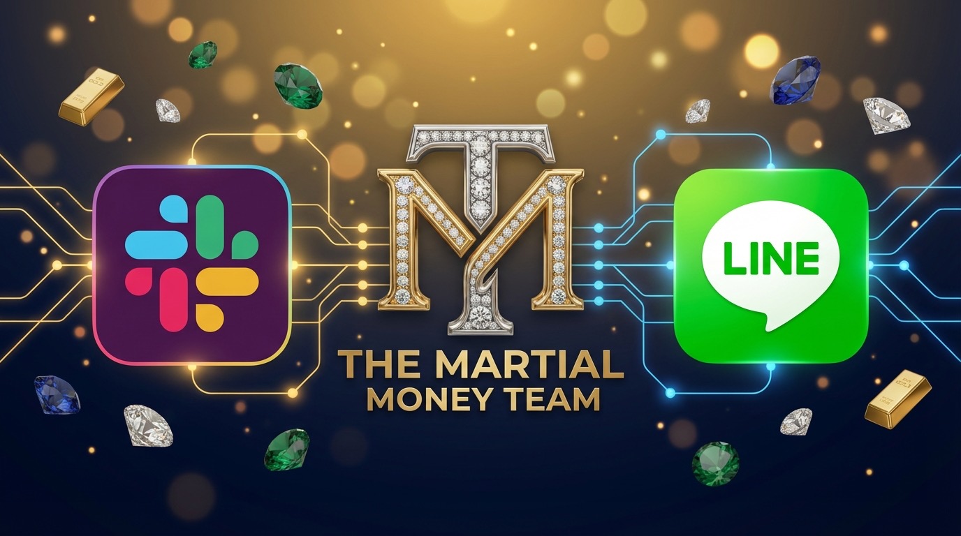 THE MARTIAL MONEY TEAM - Slack × LINE 連携